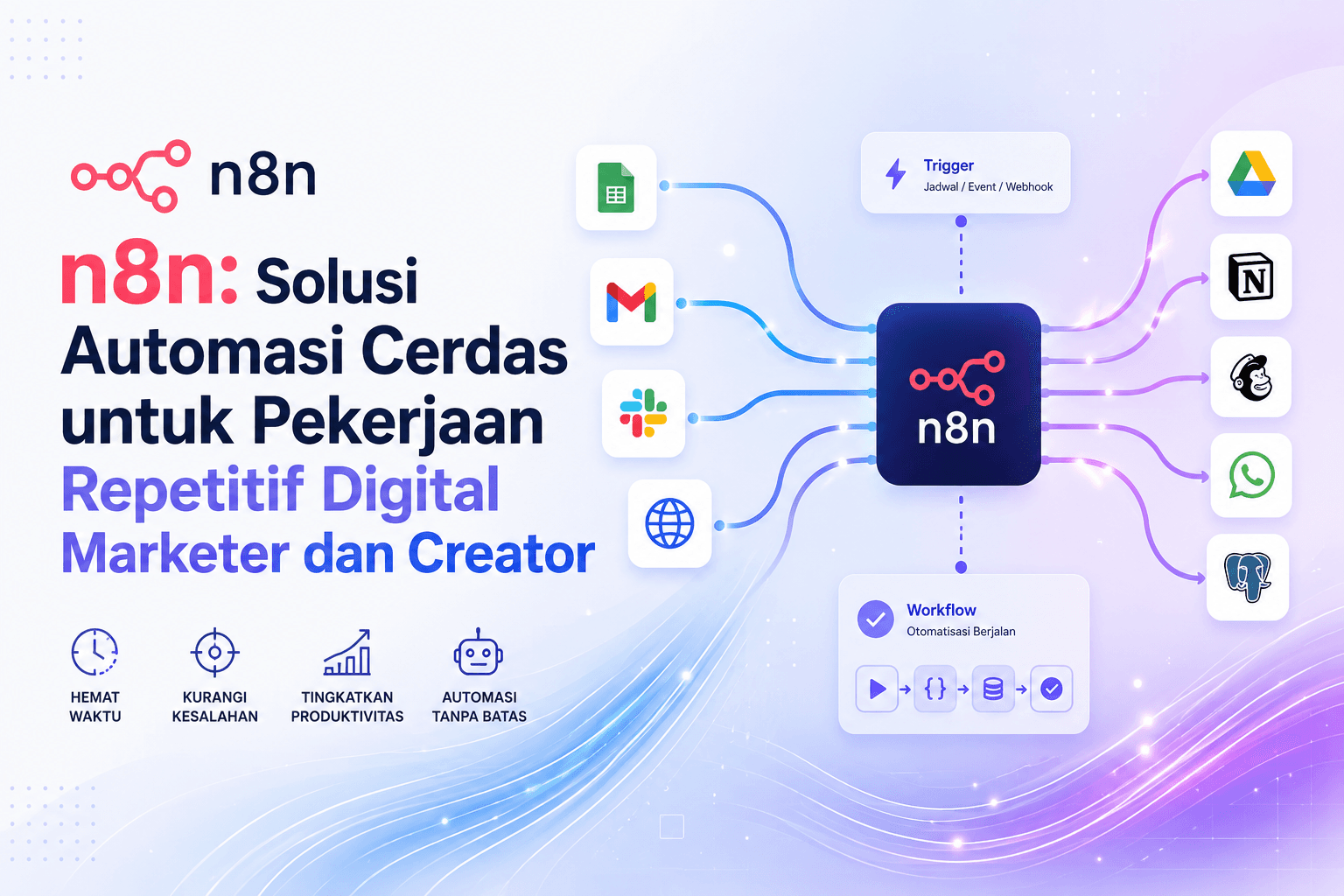 n8n: Solusi Automasi Cerdas untuk Pekerjaan Repetitif Digital Marketer dan Creator