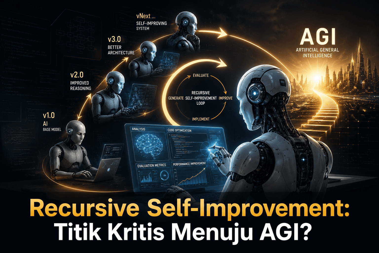 Recursive Self-Improvement: Titik Kritis Menuju AGI?